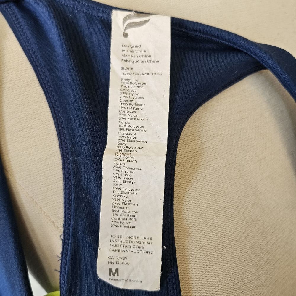 Fabletics Strappy Y-Back Medium Impact Sports Bra… - image 7